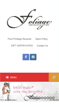 Mobile Screenshot of foliagesalonspa.com